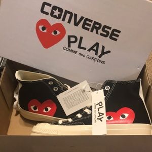 Comme des Garcons  Play x Converse High Top shoes